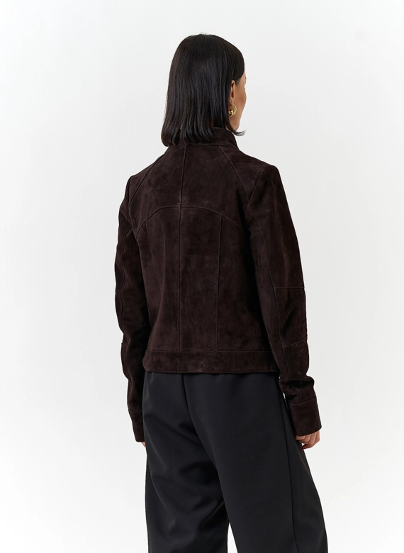 Женская куртка из натуральной замши